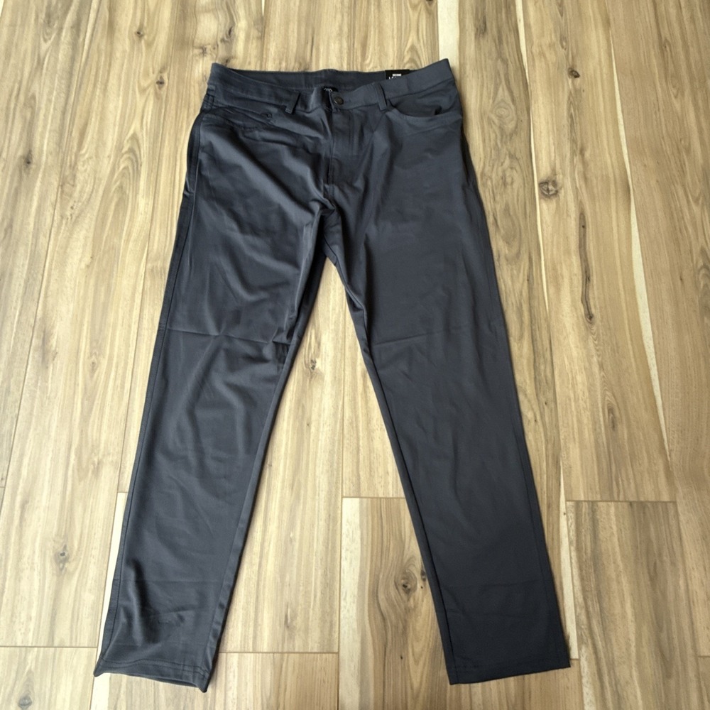 NEW Leg3nd Men's Casual Golf Pants Navy Comfort Fit Wicking‎ Stretch 36x30